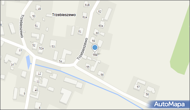 Trzebieszewo, Trzebieszewo, 59a, mapa Trzebieszewo