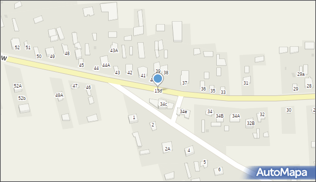 Trzebieszów, Trzebieszów, 13d, mapa Trzebieszów