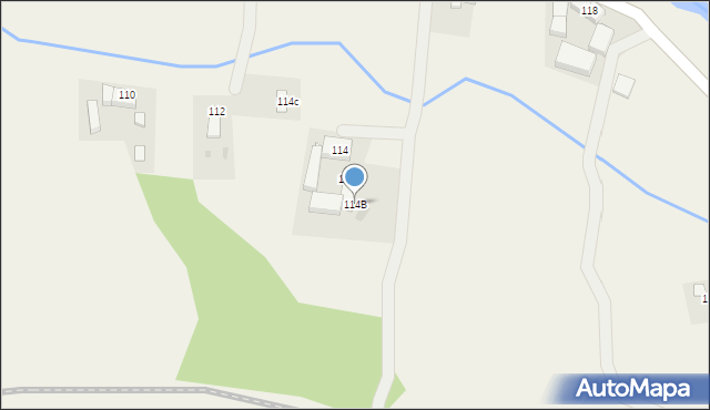 Trzebieszowice, Trzebieszowice, 114B, mapa Trzebieszowice