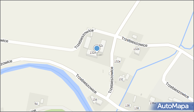 Trzebieszowice, Trzebieszowice, 133, mapa Trzebieszowice