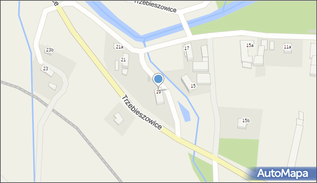 Trzebieszowice, Trzebieszowice, 19, mapa Trzebieszowice