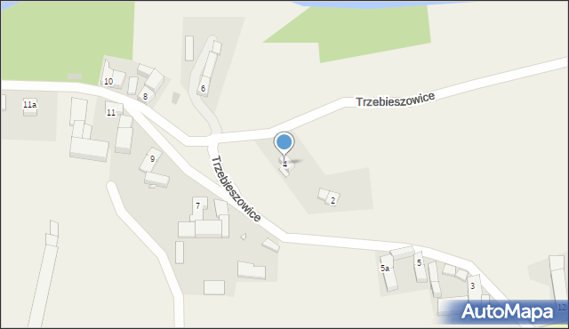 Trzebieszowice, Trzebieszowice, 4, mapa Trzebieszowice