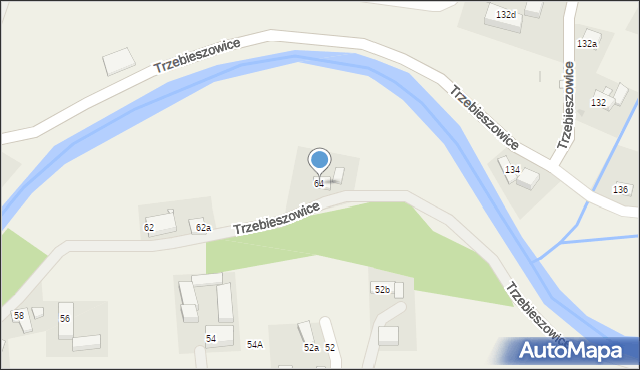 Trzebieszowice, Trzebieszowice, 64, mapa Trzebieszowice