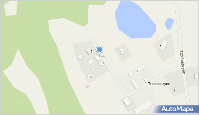 Trzebieszyno, Trzebieszyno, 4, mapa Trzebieszyno