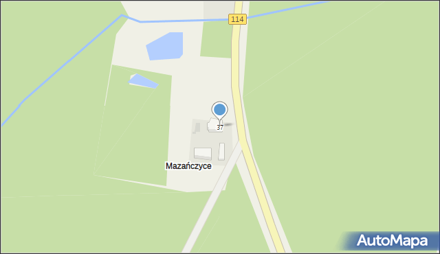 Trzebież, Trzebież, 37, mapa Trzebież