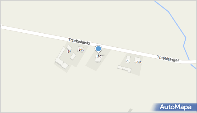 Trzebisławki, Trzebisławki, 19C, mapa Trzebisławki