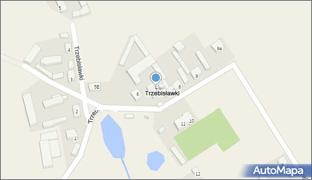 Trzebisławki, Trzebisławki, 7, mapa Trzebisławki