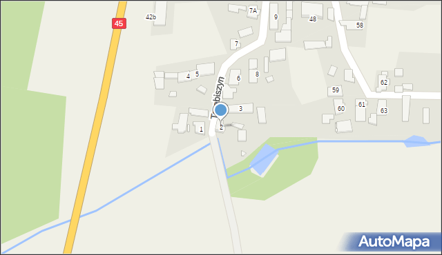 Trzebiszyn, Trzebiszyn, 2, mapa Trzebiszyn