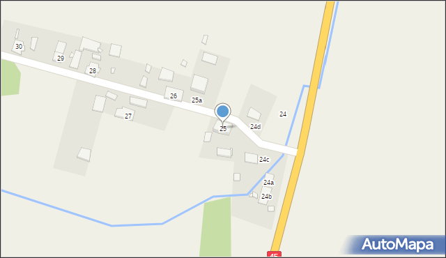 Trzebiszyn, Trzebiszyn, 25, mapa Trzebiszyn