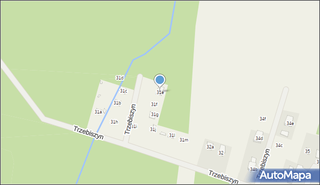 Trzebiszyn, Trzebiszyn, 31e, mapa Trzebiszyn