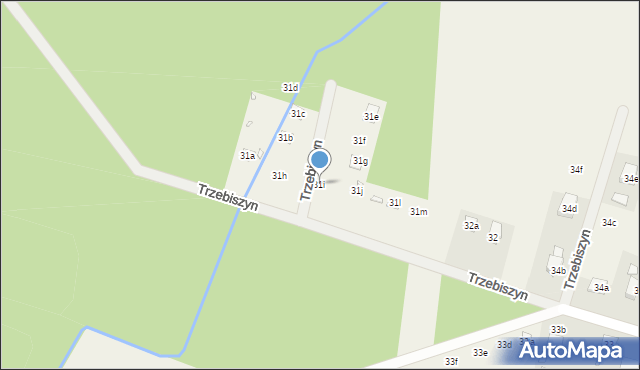 Trzebiszyn, Trzebiszyn, 31i, mapa Trzebiszyn