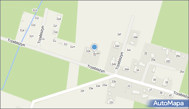 Trzebiszyn, Trzebiszyn, 32, mapa Trzebiszyn