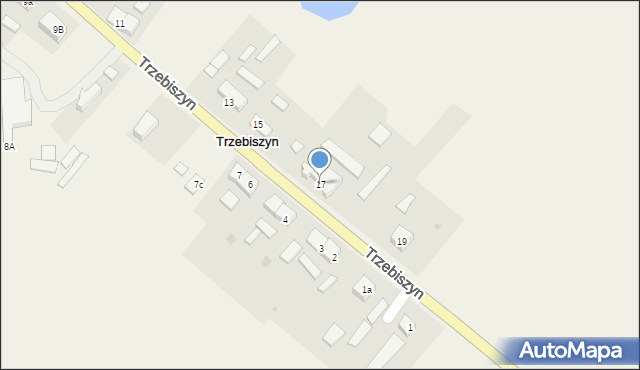 Trzebiszyn, Trzebiszyn, 17, mapa Trzebiszyn