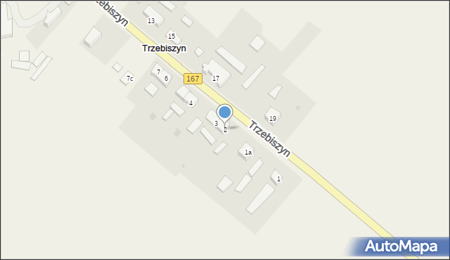 Trzebiszyn, Trzebiszyn, 2, mapa Trzebiszyn