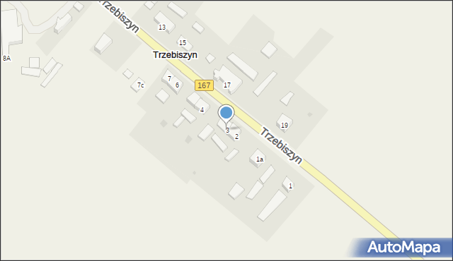 Trzebiszyn, Trzebiszyn, 3, mapa Trzebiszyn