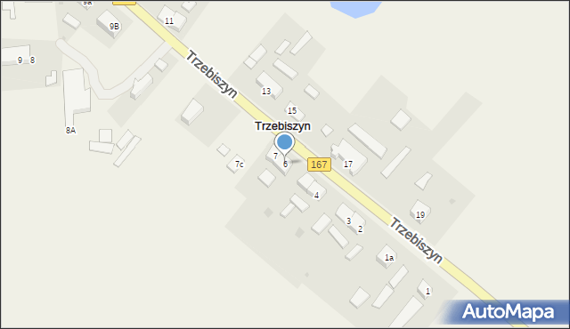 Trzebiszyn, Trzebiszyn, 6, mapa Trzebiszyn