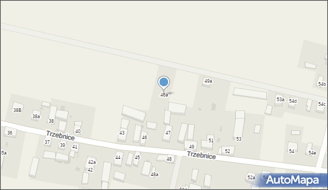 Trzebnice, Trzebnice, 46a, mapa Trzebnice
