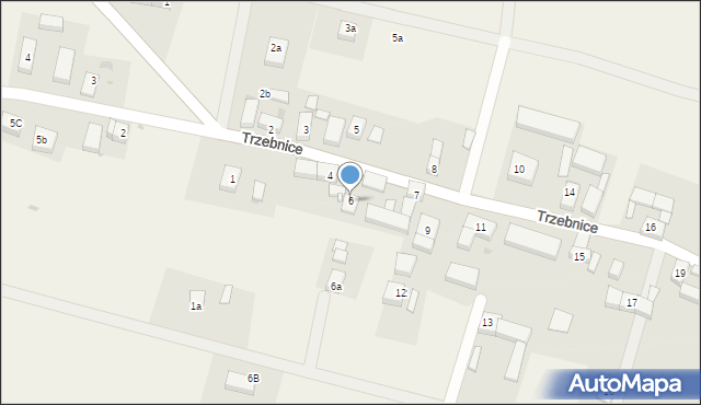 Trzebnice, Trzebnice, 6, mapa Trzebnice