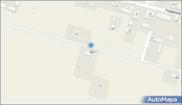 Trzebnice, Trzebnice, 6B, mapa Trzebnice