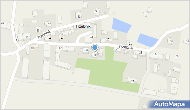 Trzebnik, Trzebnik, 19, mapa Trzebnik