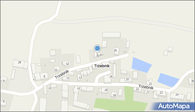 Trzebnik, Trzebnik, 31, mapa Trzebnik