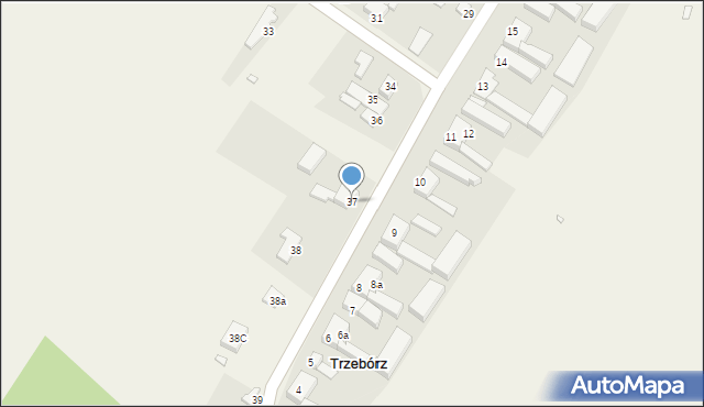 Trzebórz, Trzebórz, 37, mapa Trzebórz