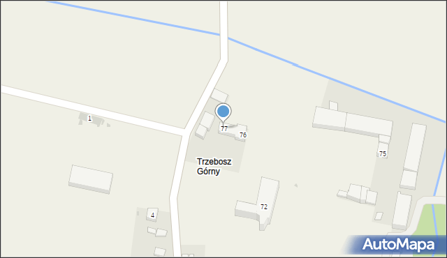 Trzebosz, Trzebosz, 77, mapa Trzebosz