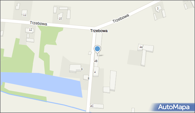 Trzebowa, Trzebowa, 4b/3, mapa Trzebowa