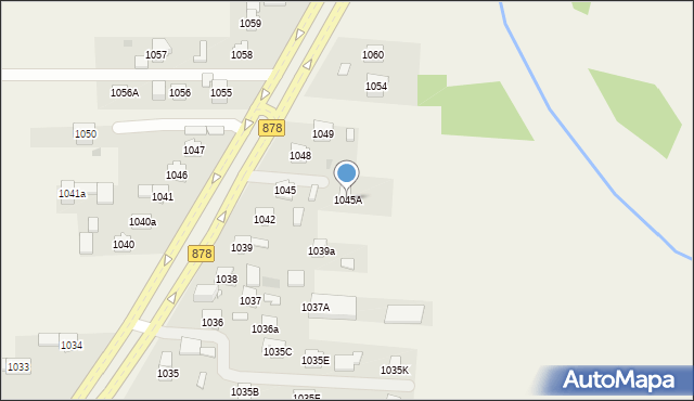 Trzebownisko, Trzebownisko, 1045A, mapa Trzebownisko
