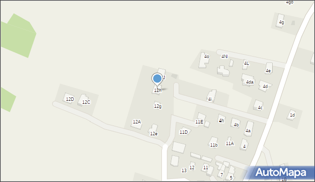 Trzebownisko, Trzebownisko, 12h, mapa Trzebownisko