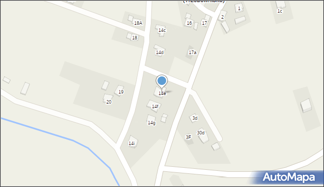 Trzebownisko, Trzebownisko, 14e, mapa Trzebownisko