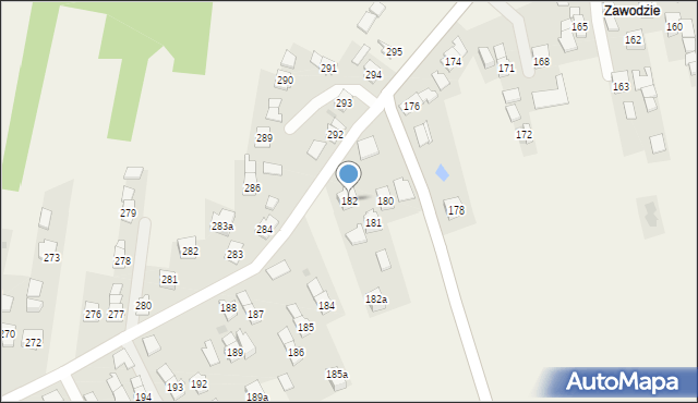 Trzebownisko, Trzebownisko, 182, mapa Trzebownisko