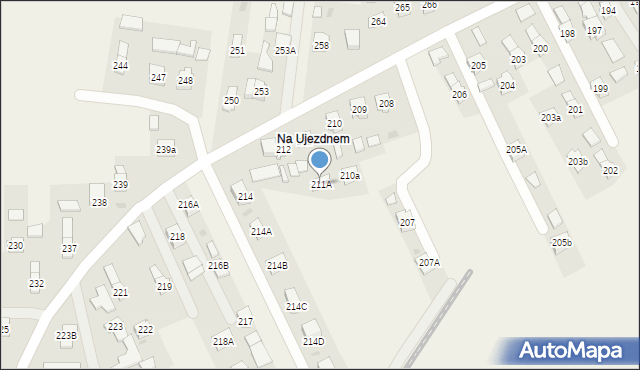 Trzebownisko, Trzebownisko, 211A, mapa Trzebownisko