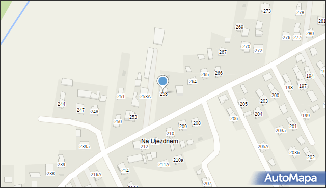 Trzebownisko, Trzebownisko, 258, mapa Trzebownisko