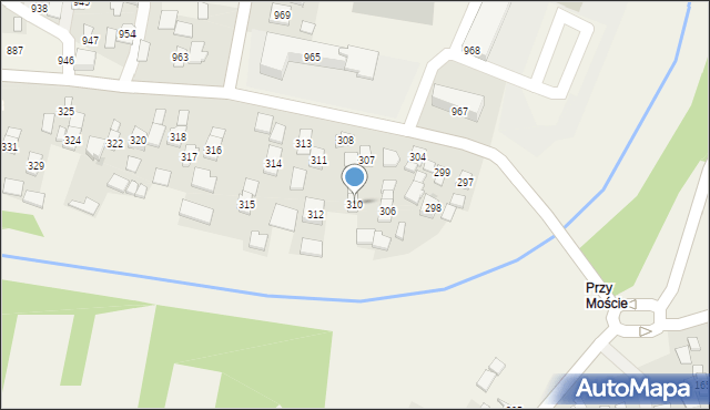 Trzebownisko, Trzebownisko, 310, mapa Trzebownisko