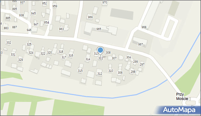 Trzebownisko, Trzebownisko, 311, mapa Trzebownisko