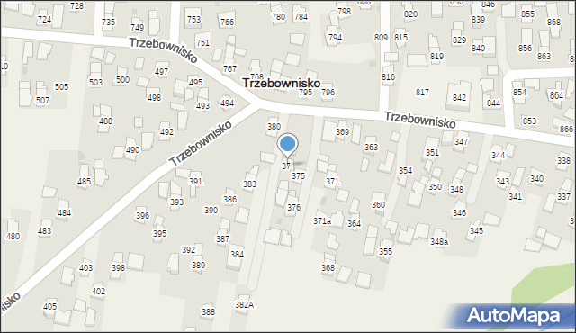 Trzebownisko, Trzebownisko, 378, mapa Trzebownisko