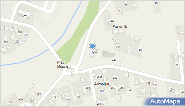 Trzebownisko, Trzebownisko, 44, mapa Trzebownisko