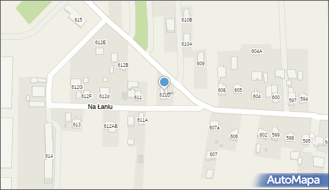 Trzebownisko, Trzebownisko, 611D, mapa Trzebownisko