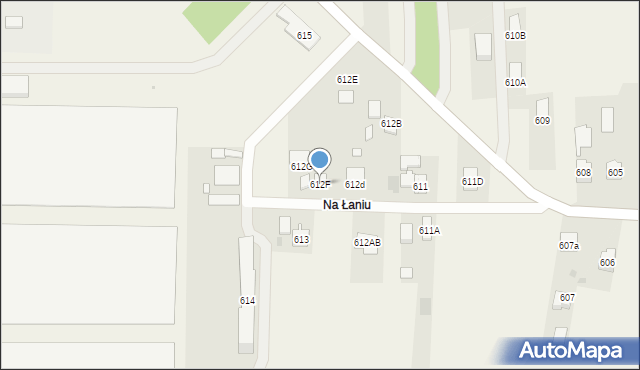 Trzebownisko, Trzebownisko, 612F, mapa Trzebownisko