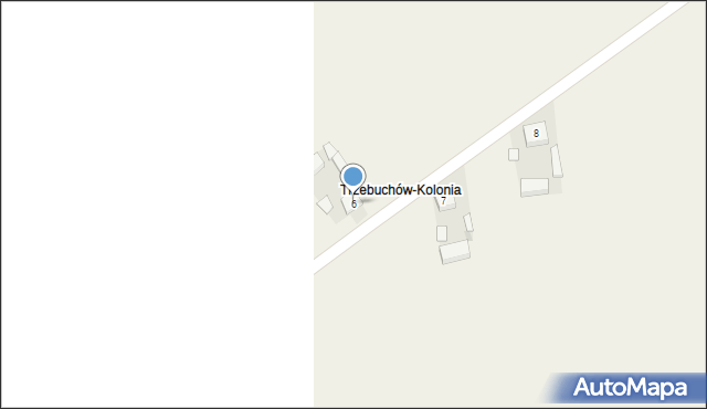 Trzebuchów, Trzebuchów, 6, mapa Trzebuchów