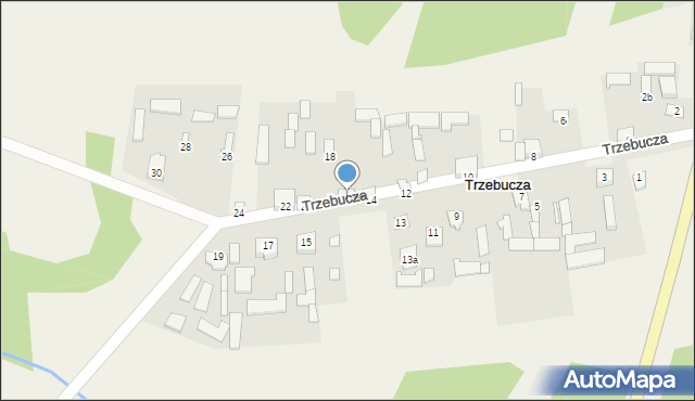 Trzebucza, Trzebucza, 16, mapa Trzebucza