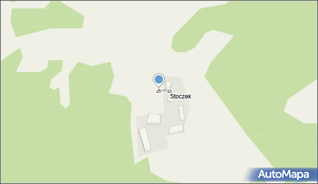 Trzebucza, Trzebucza, 45, mapa Trzebucza