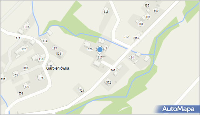 Trzebunia, Trzebunia, 113, mapa Trzebunia