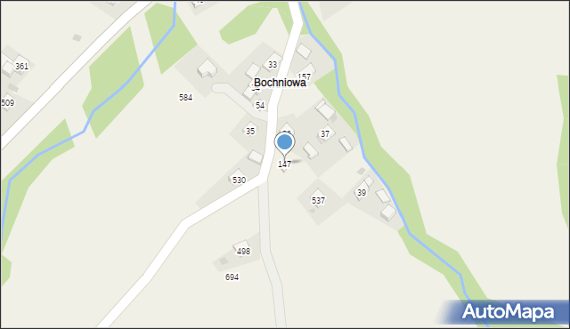 Trzebunia, Trzebunia, 147, mapa Trzebunia