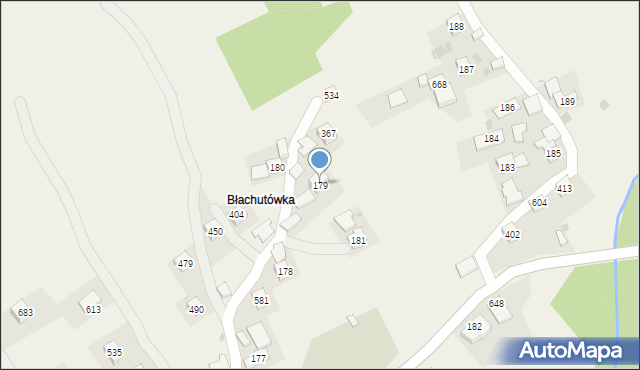 Trzebunia, Trzebunia, 179, mapa Trzebunia