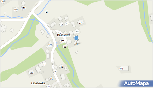 Trzebunia, Trzebunia, 18, mapa Trzebunia