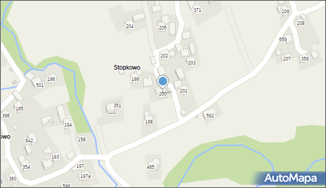 Trzebunia, Trzebunia, 200, mapa Trzebunia