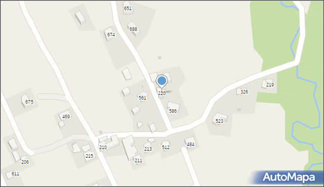 Trzebunia, Trzebunia, 220, mapa Trzebunia