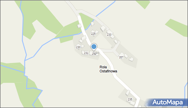 Trzebunia, Trzebunia, 232, mapa Trzebunia